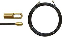 Протяжка кабельная 20м из перлона d3 стальные наконечник поисковая пружина | Код. 150226 | Haupa